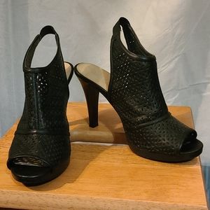 Black peep-toe heel by a.n.a - a new approach